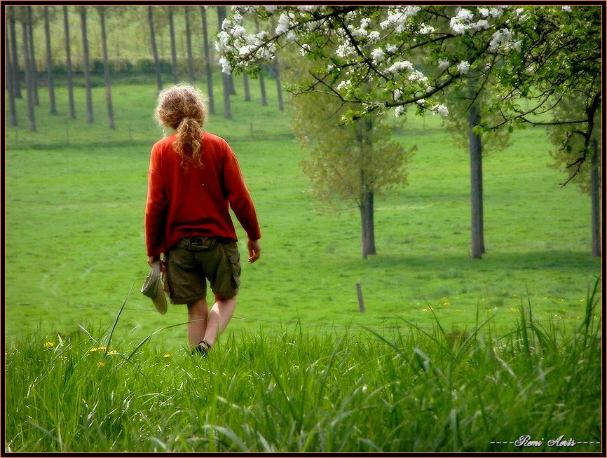 photo "spring walk" tags: landscape, portrait, spring, woman