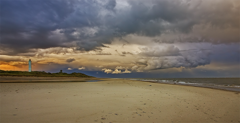 photo "After the rain..." tags: landscape, sunset, water