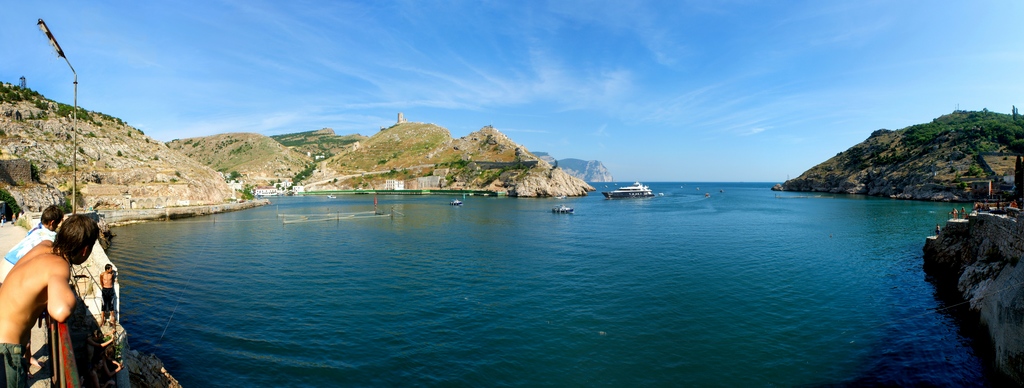photo "Into our harbour came..." tags: panoramic, landscape, 