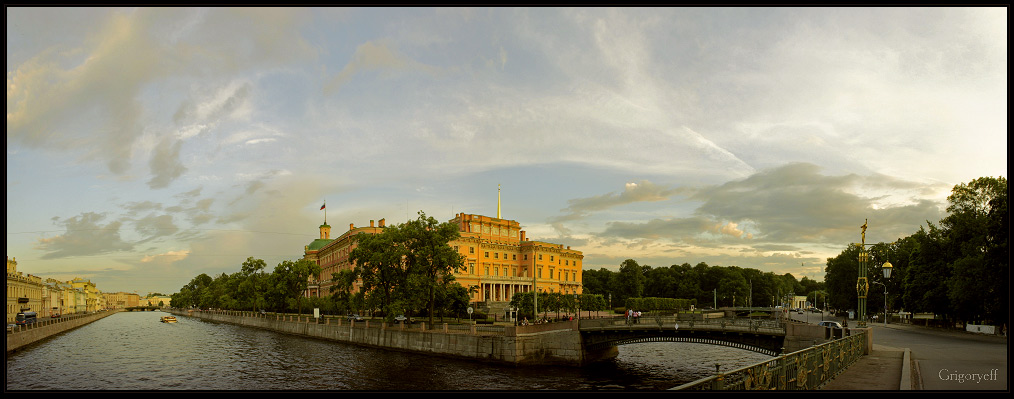 photo "View by Engineer Castle and Summer Garden. Petersburg" tags: architecture, landscape, 