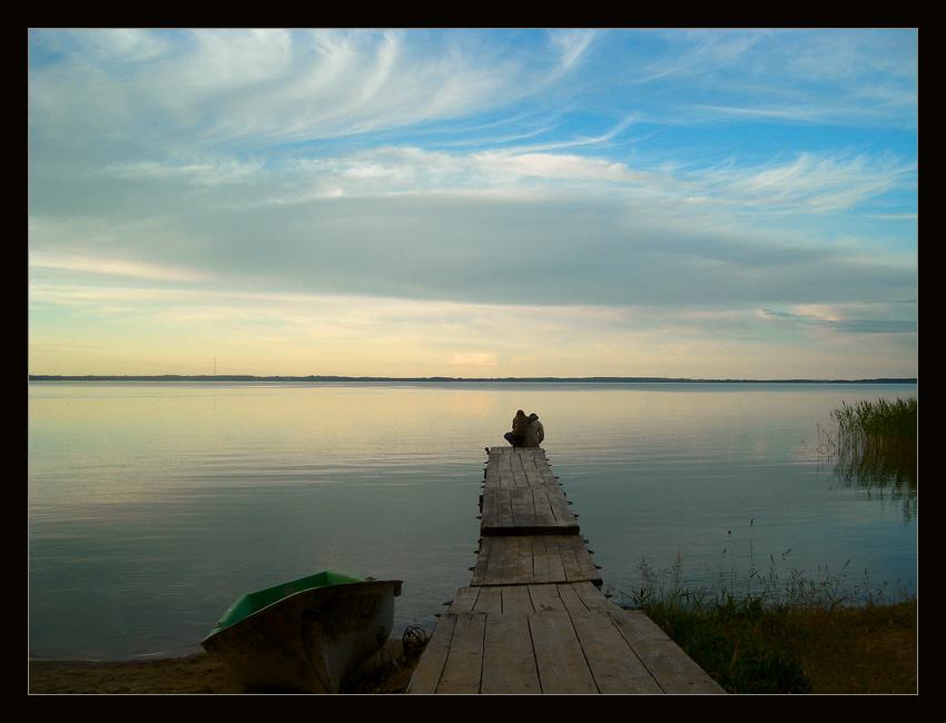 photo "sunset for two" tags: landscape, genre, sunset