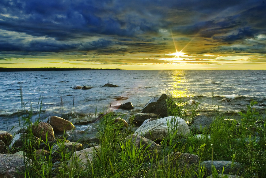 фото "Краски июльской Ладоги на рассвете" метки: пейзаж, путешествия, 