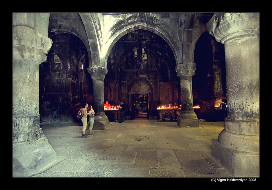 photo "Geghard...indoor" tags: interior, travel, 