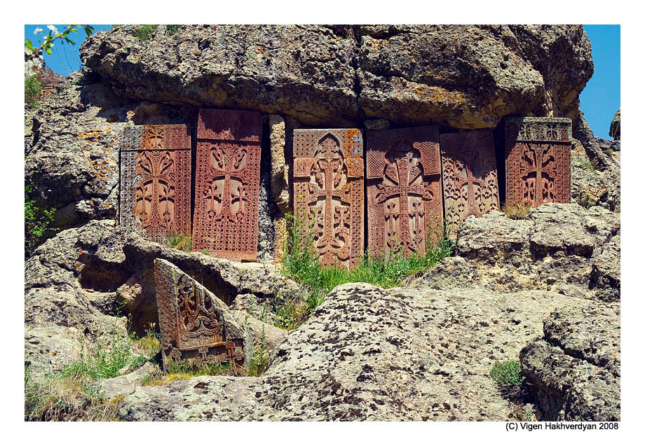 photo "Khachkars of Geghard" tags: architecture, genre, landscape, 
