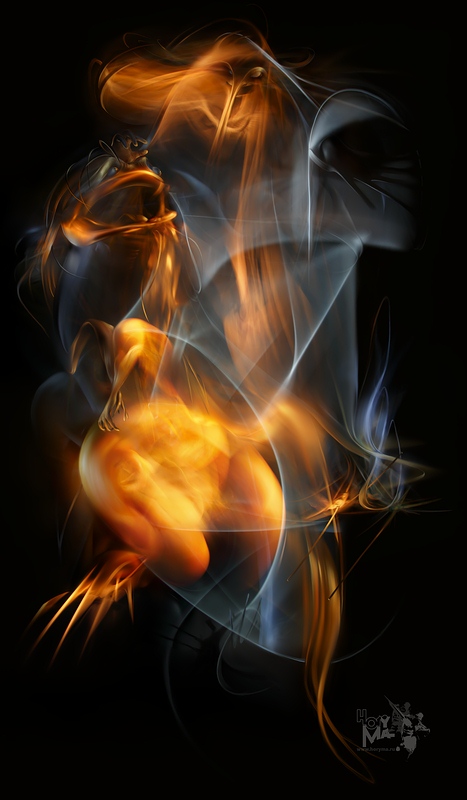 photo "Pinch salt ("The painting of light - 2008")" tags: abstract, digital art, 