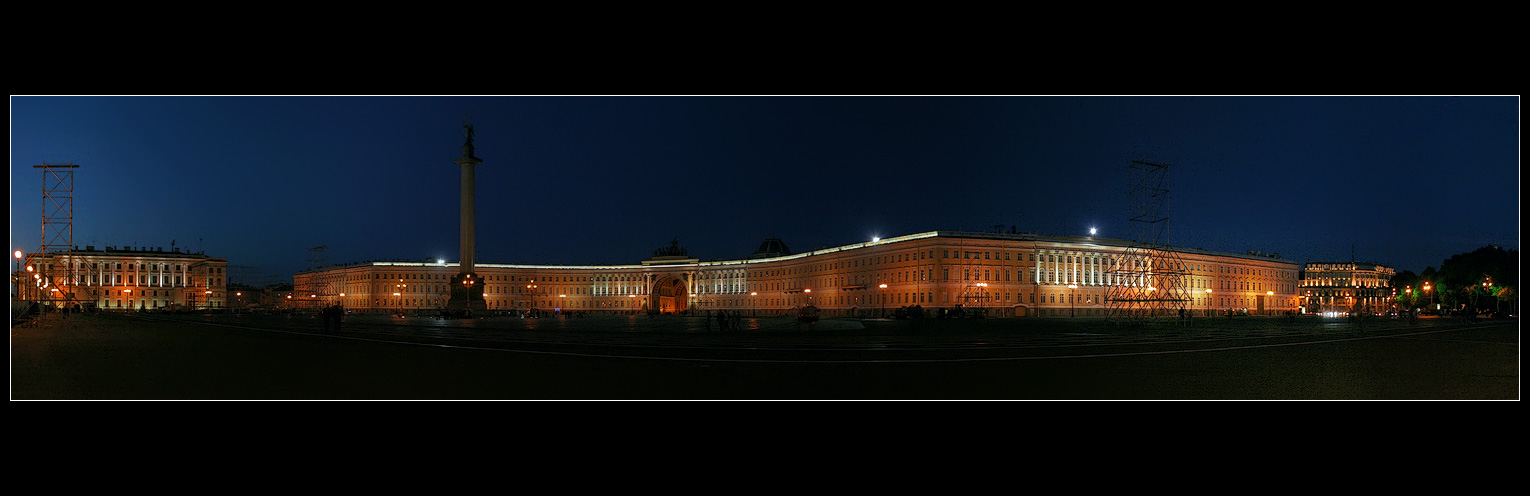 photo "Night. Palace Square of St. Petersburg" tags: , 