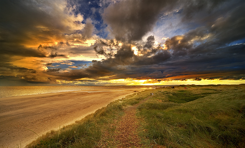 фото "Sunseth in Denmark" метки: пейзаж, вода, закат