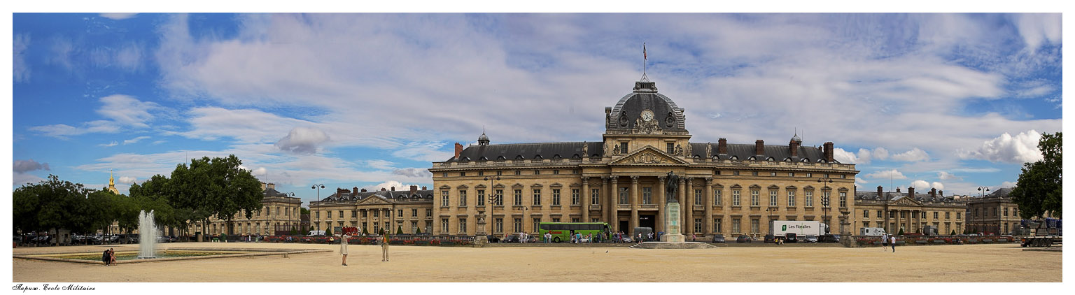 photo "Paris. Ecole Militaire" tags: architecture, travel, landscape, Europe