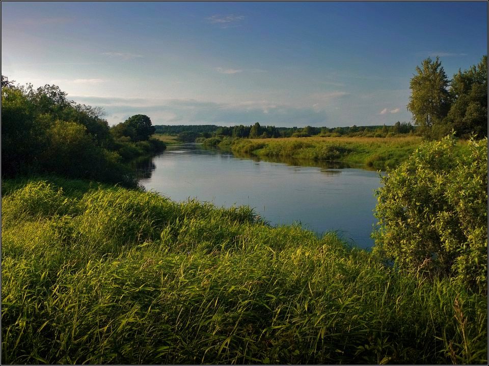 photo "Summer evening on Dnepr" tags: landscape, summer