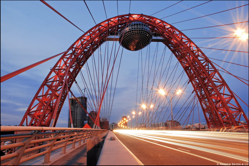 фото "Red curve." метки: пейзаж, город, ночь