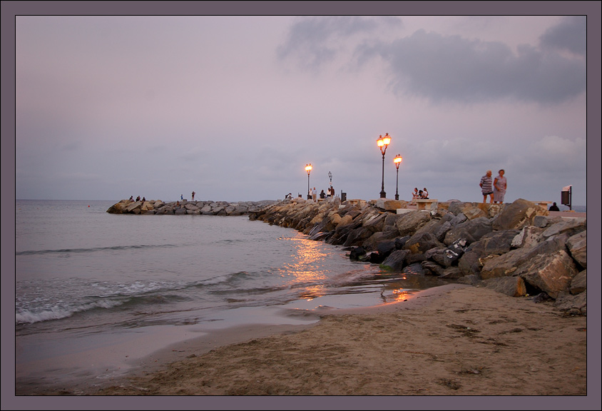 фото "Шёпот вечернего моря..." метки: пейзаж, вода, закат
