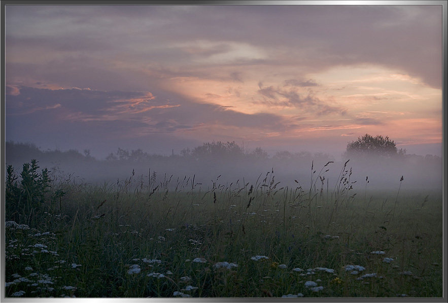 photo "A pink fog" tags: landscape, sunset