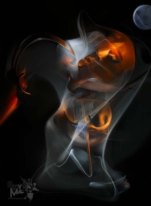 photo "Sleeplessness ("The painting of light - 2008")" tags: abstract, digital art, 