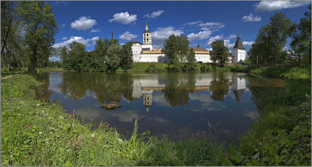 фото "Монастырский пруд" метки: архитектура, пейзаж, 