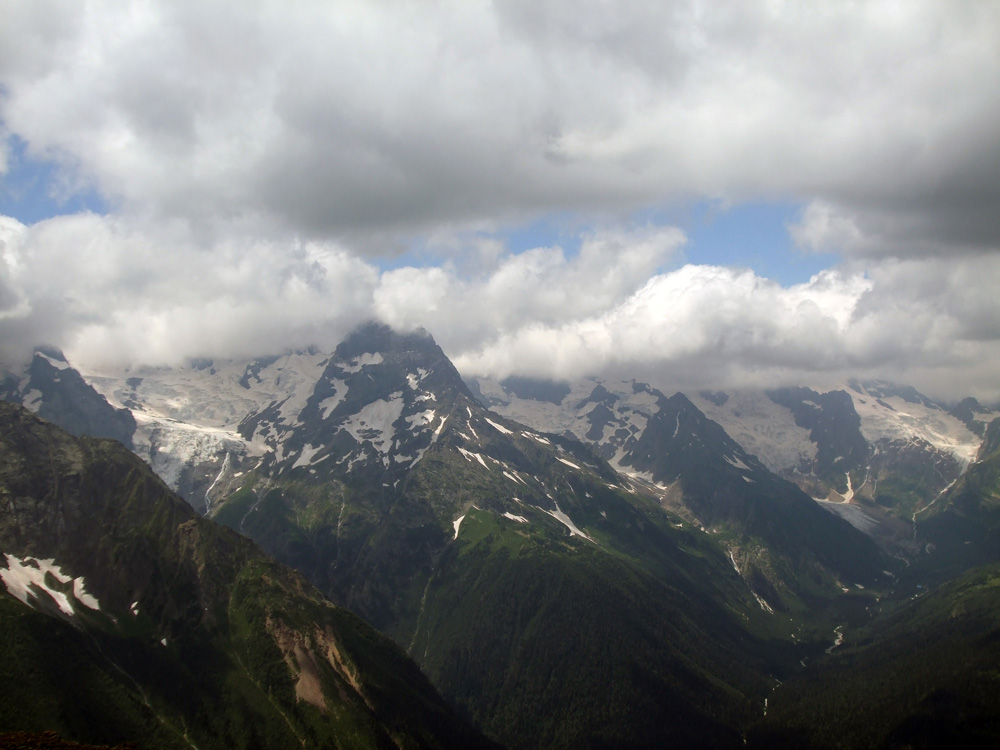 фото "Домбай - под самым небом" метки: пейзаж, горы, облака
