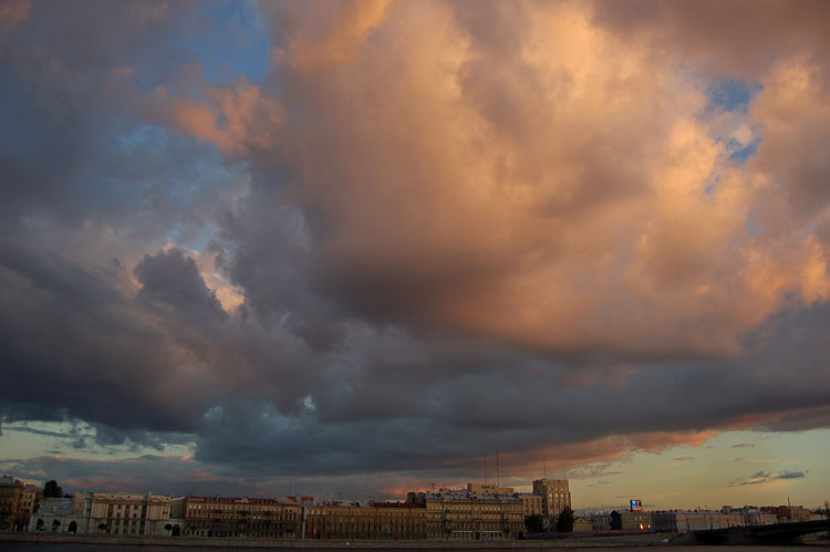 фото "южные облака "северной столицы"" метки: пейзаж, архитектура, 