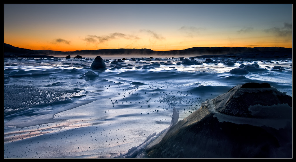 photo "Frozen Bay" tags: landscape, winter