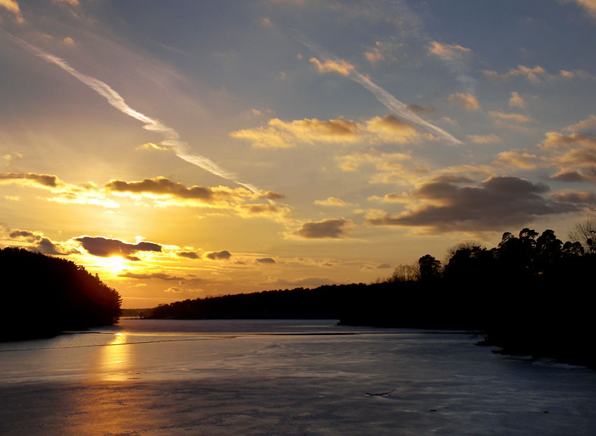 photo "***" tags: landscape, sunset, winter