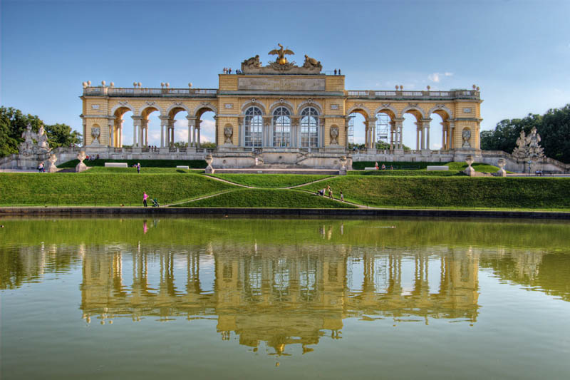 фото "The Schonbrunn Palace Garden Gloriette" метки: архитектура, путешествия, пейзаж, Европа