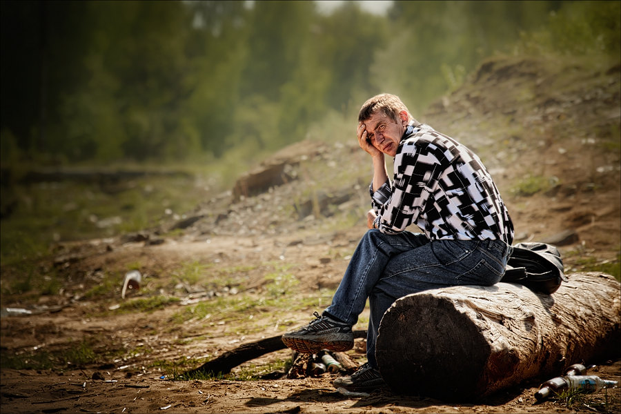 photo "Le Penseur" tags: portrait, genre, man