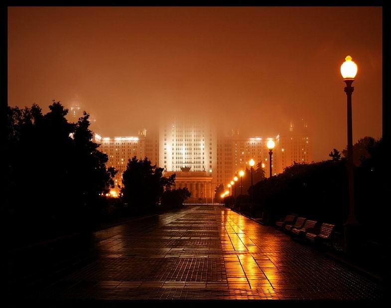 фото "In a night fog" метки: город, 