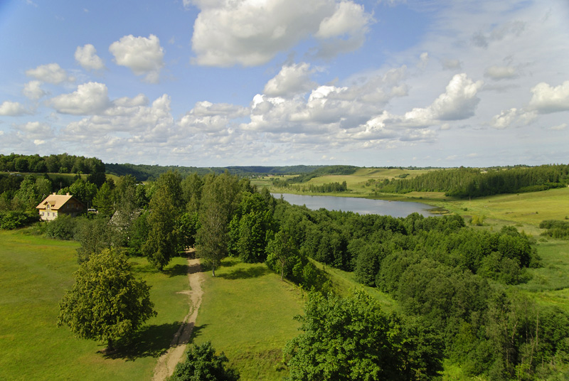 photo "The view from Isborsk fortress tower" tags: landscape, 