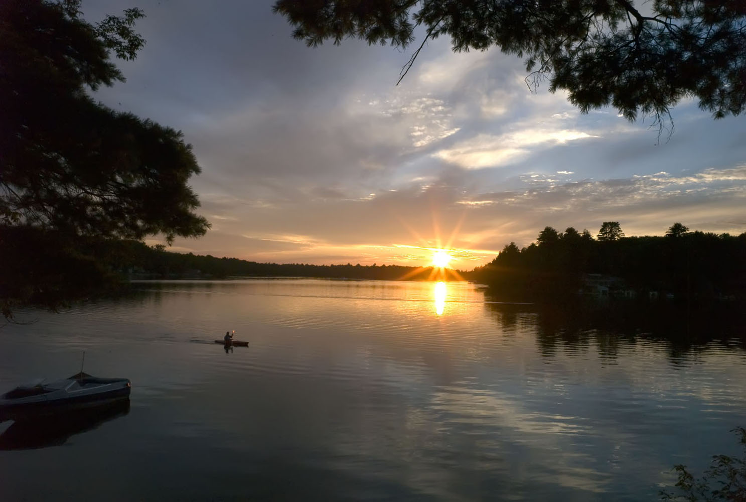 photo "Panther Lake" tags: landscape, sunset, water