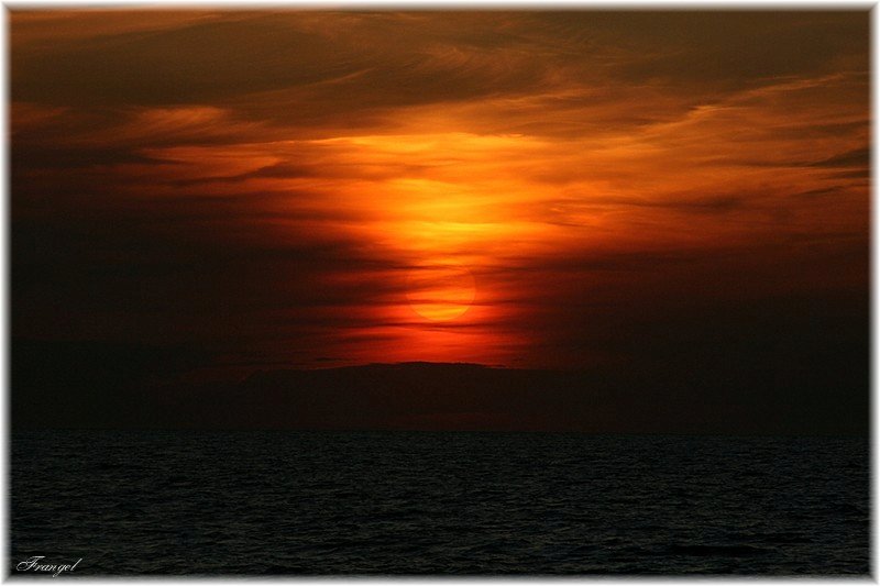 photo "Red Sun Set" tags: landscape, night, sunset