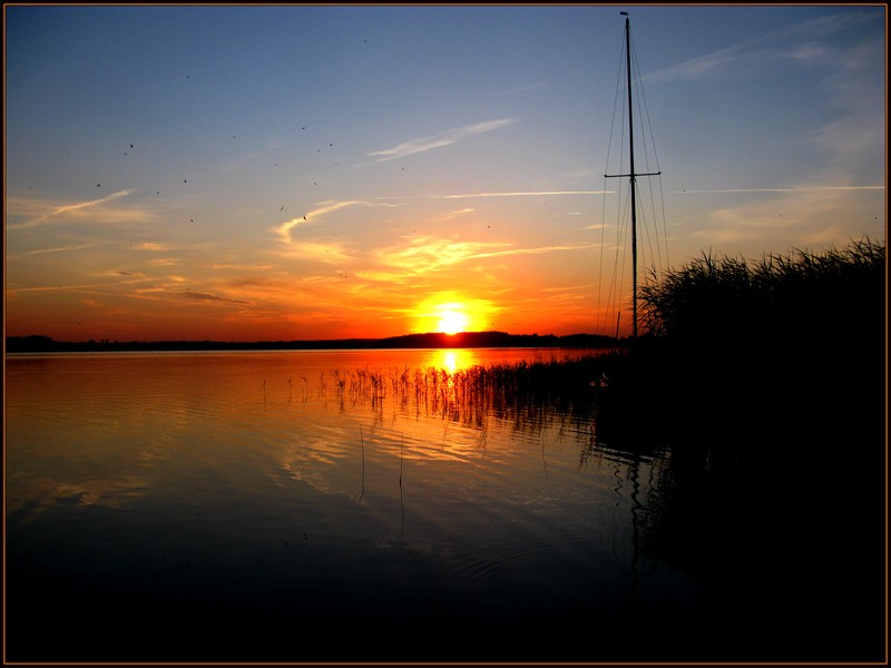 photo "sunset lake..." tags: landscape, water