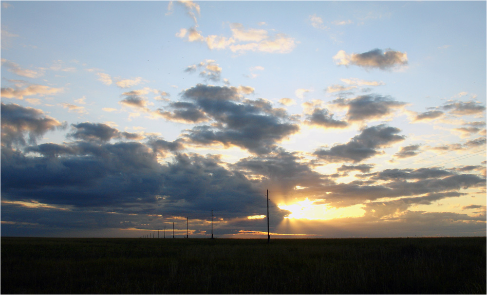 photo "***" tags: landscape, sunset