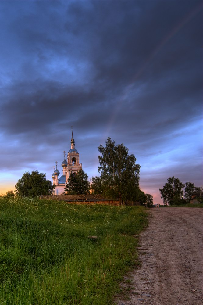 фото "радуга в Давыдово" метки: архитектура, пейзаж, лето