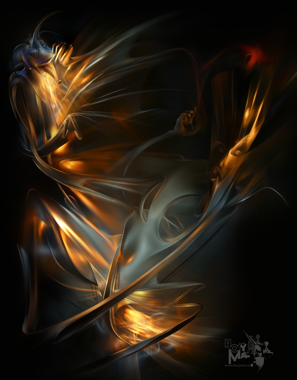 photo "Passion and indifference ("The painting of light - 2008")" tags: abstract, digital art, 