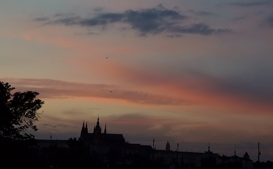 фото "Sunset in Praha!!" метки: пейзаж, путешествия, Европа, закат