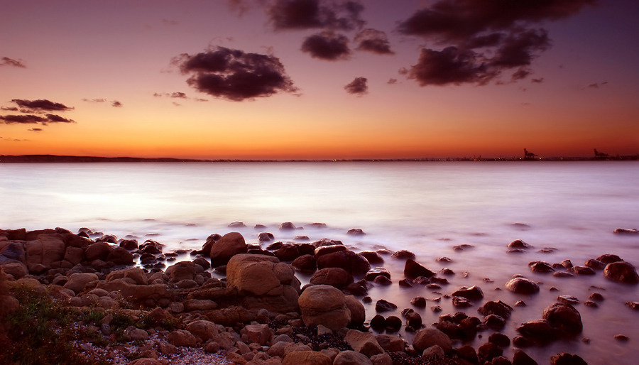 photo "***" tags: landscape, sunset, water