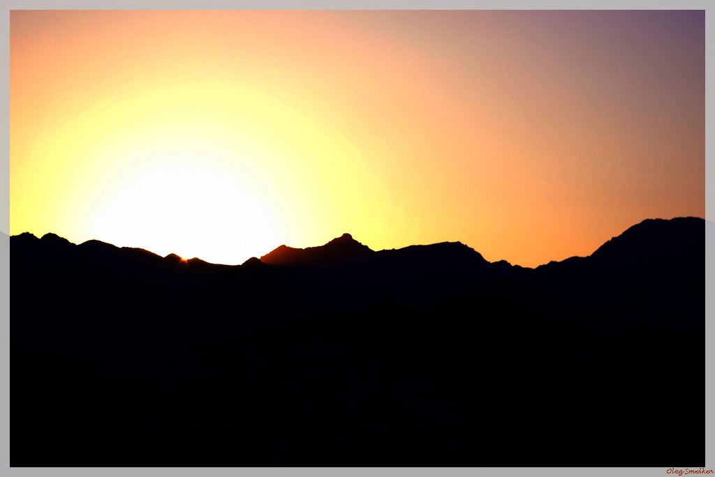 фото "Контрасты пустыни" метки: пейзаж, горы, закат