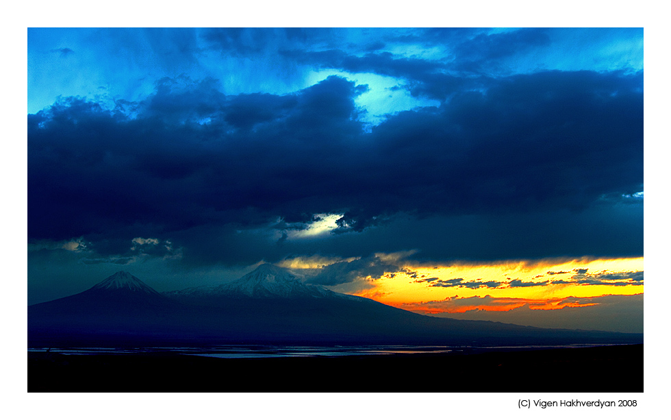 photo "Magic Ararat" tags: landscape, mountains, sunset
