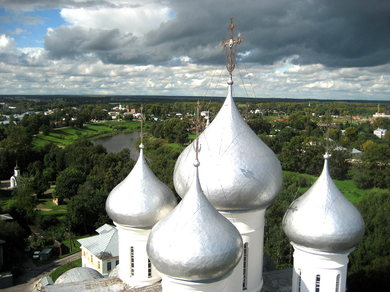 фото "Серебряные купола." метки: архитектура, пейзаж, 