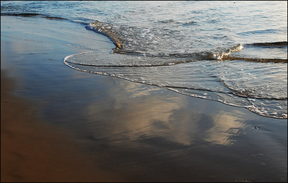 фото "Облака на песке." метки: пейзаж, вода