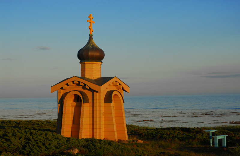 фото "Терский берег" метки: архитектура, пейзаж, закат