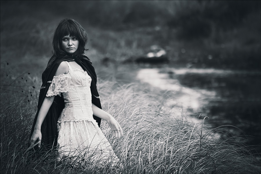 photo "* * *" tags: portrait, black&white, woman