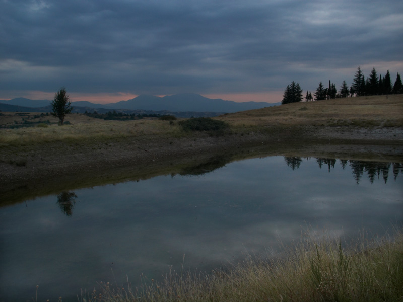 photo "Gloomy morning" tags: landscape, mountains, sunset