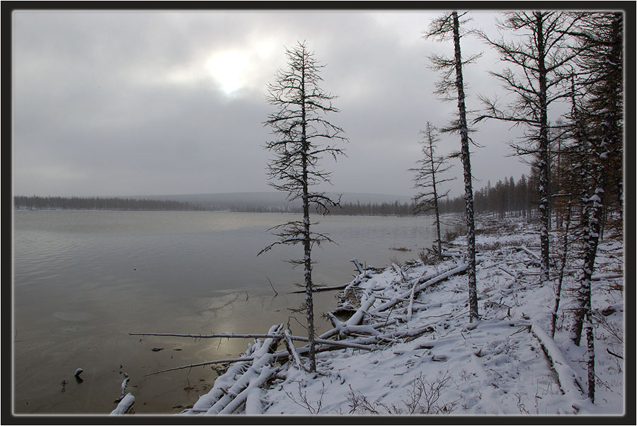 фото "Cнежный сентябрь" метки: пейзаж, вода, зима