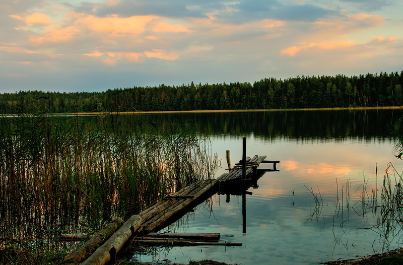 photo "***" tags: landscape, sunset, water