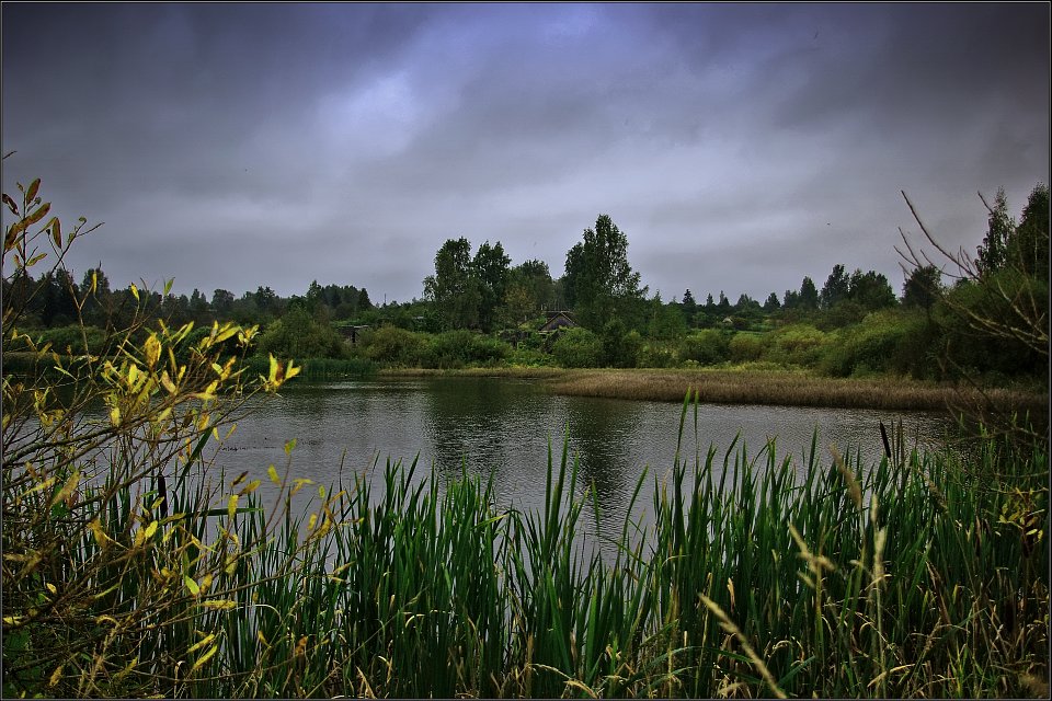 photo "Cloudy evening" tags: landscape, autumn