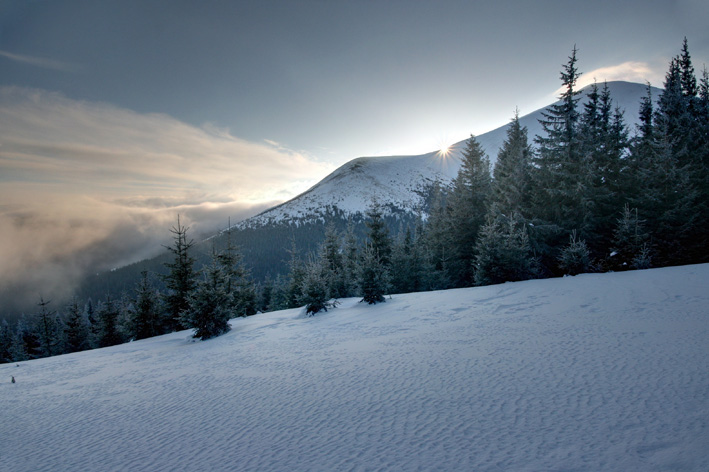 photo "morning of 2008" tags: landscape, mountains, winter