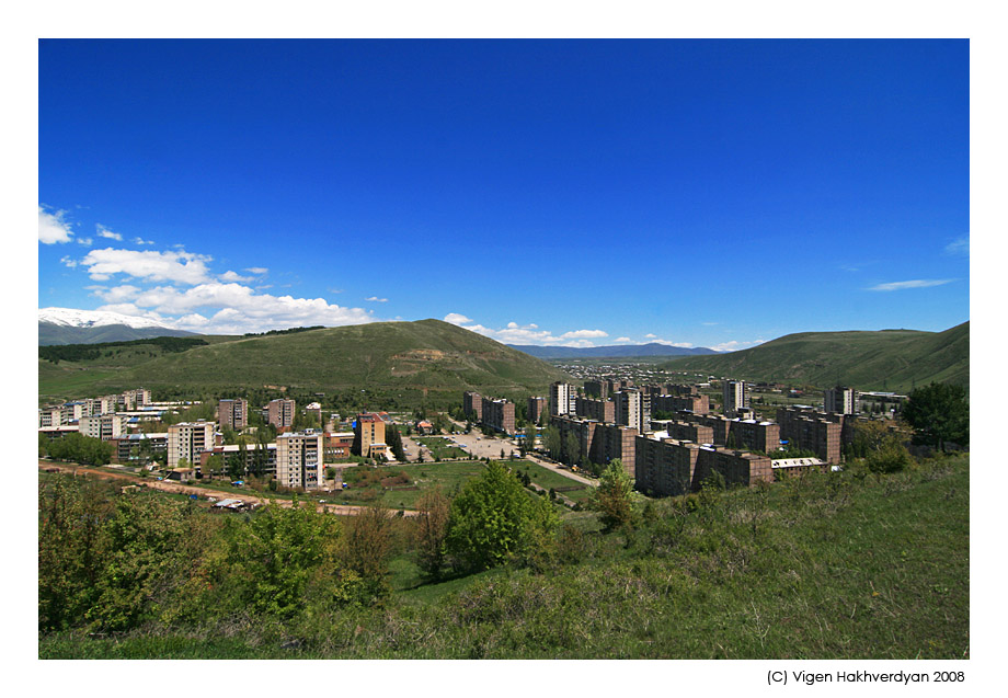 photo "Hrazdan...view from above" tags: landscape, mountains