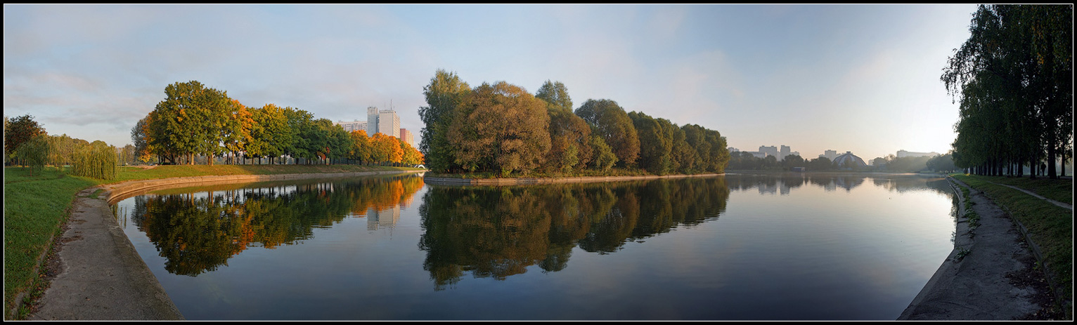 photo "Morning. Moscow." tags: landscape, city, water