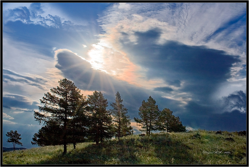 photo "***" tags: landscape, clouds, sunset