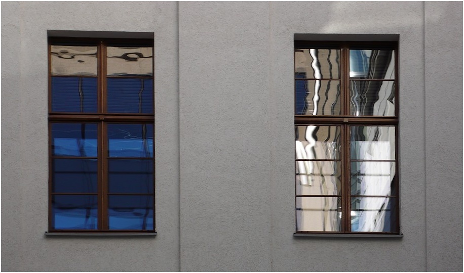 photo "two windows" tags: architecture, still life, landscape, 