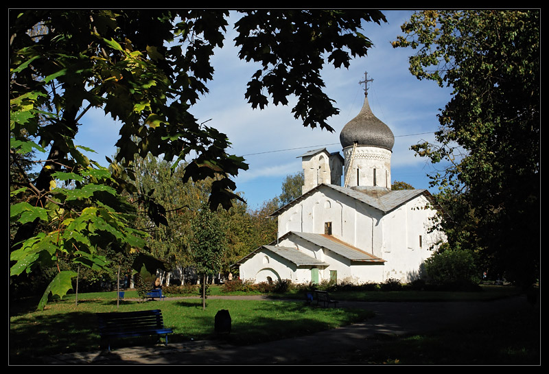 фото "Псков. Церковь Николы на Усохе" метки: архитектура, путешествия, пейзаж, 